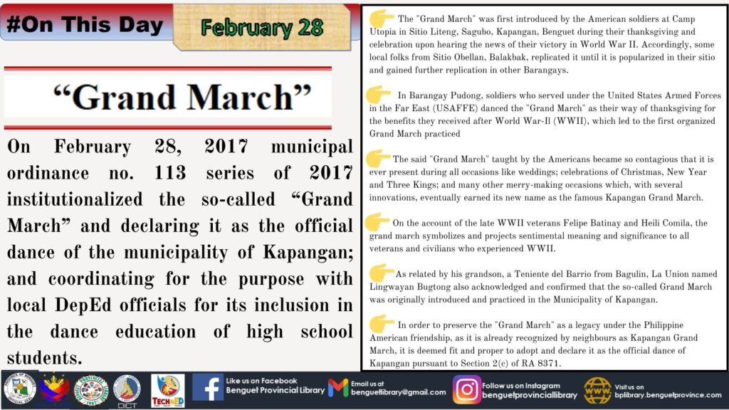 Grand march - feb 28