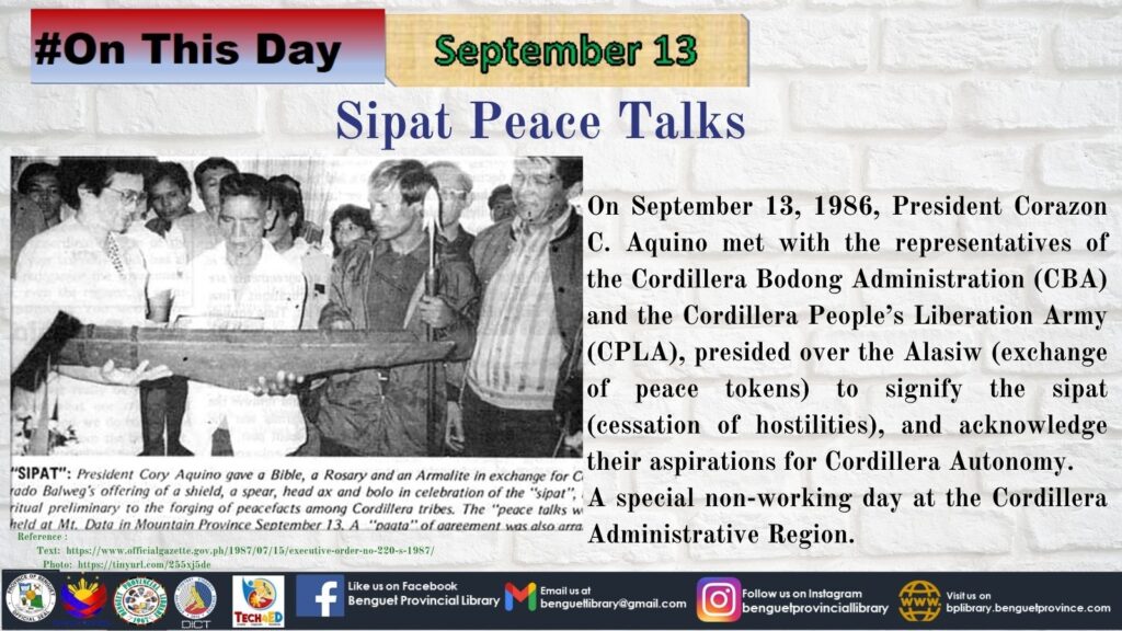 Sipat peace talks